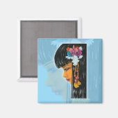 Tropische Fee Magnet (Vorderseite/Rückseite)