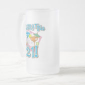 Tropische feiernde 21 mattglas bierglas (Vorderseite Links)