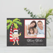 Tropische Feiertagskarte (Stehend Vorderseite)