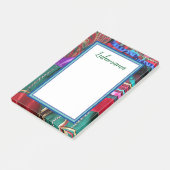 TROPISCHE FESTLICHE BÄNDER POST-IT KLEBEZETTEL (angewinkelt)