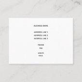 Tropische Fisch-Aquarium-Service-Wartung Visitenkarte (Rückseite)