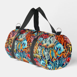 Tropische Fisch Bunte Sommer Stimmung Duffle Bag