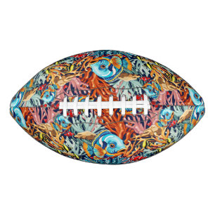 Tropische Fisch Bunte Sommer Stimmung Football