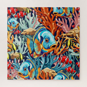 Tropische Fisch Bunte Sommer Stimmung Puzzle