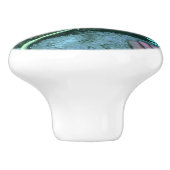 Tropische Fisch-Korallenriff Keramikknauf (Seitenansicht)