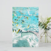 Tropische Fische Briefpapier (Stehend Vorderseite)