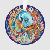 Tropische Fische Bunte Sommerstimmung Ornament (Vorderseite)