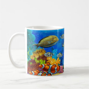 Tropische Fische Clownfish Kaffeetasse