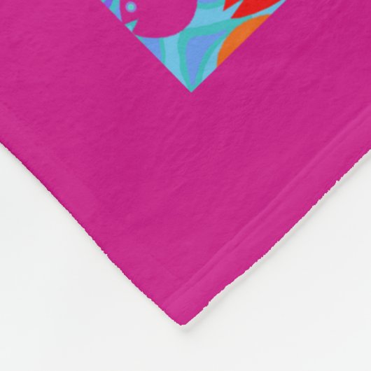 Tropische Fische - Fleece Blanket - Mittel (Ecke)