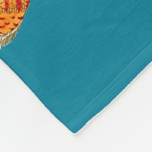 Tropische Fische Fleecedecke (Ecke)