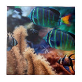 Tropische Fische Fliese (Vorderseite)