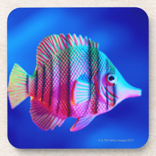 Tropische Fische Getränkeuntersetzer (Vorderseite)