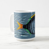 Tropische Fische Kaffeetasse (Vorderseite Links)