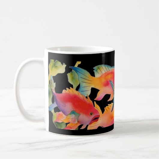 Tropische Fische Kaffeetasse (Links)