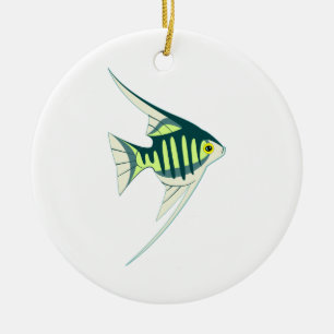 Tropische Fische Keramikornament