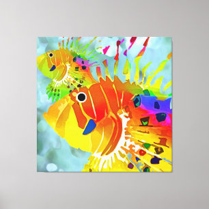Tropische Fische Leinwanddruck