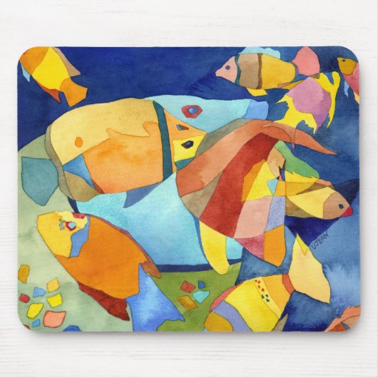 Tropische Fische Mousepad (Vorne)