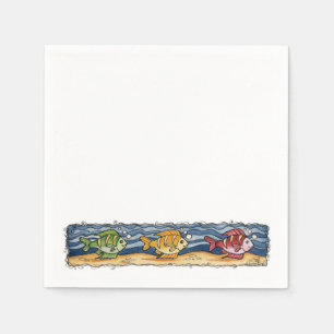 Tropische Fische - Papierservietten