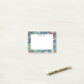 Tropische Fischgewässer Personalisiert Post-it Klebezettel (Auf Schreibtisch)