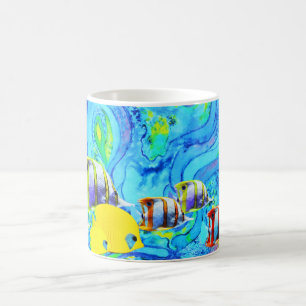 Tropische Fischkunst Kaffeetasse
