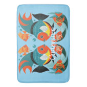 Tropische Fischsorte Thunder_Cove Badematte (Vorderseite Vertikal)
