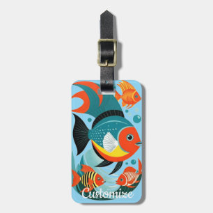 Tropische Fischsorte Thunder_Cove Gepäckanhänger