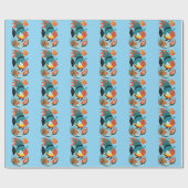 Tropische Fischsorte Thunder_Cove Geschenkpapier (Flach)