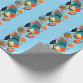 Tropische Fischsorte Thunder_Cove Geschenkpapier (Ecke)
