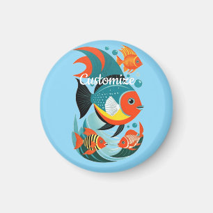 Tropische Fischsorte Thunder_Cove Magnet