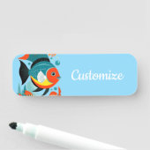 Tropische Fischsorte Thunder_Cove Namensschild (Beispiel)