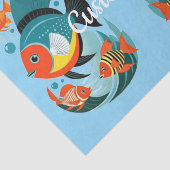 Tropische Fischsorte Thunder_Cove Seidenpapier (Ausschnitt)