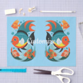 Tropische Fischsorte Thunder_Cove Seidenpapier (Handwerk)