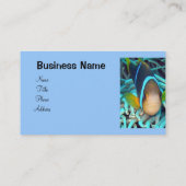 Tropische Fischwirtschaftskarte Visitenkarte (Rückseite)