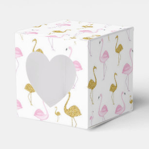 Tropische Flamingo-Bevorzugungs-Geschenkboxen Geschenkschachtel