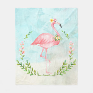 Tropische Flamingo-Fleece-Decke Fleecedecke