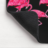 Tropische Flamingo-Kunst-Geschenke Mousepad (Ecke)