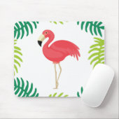 Tropische Flamingo-Mausunterlage Mousepad (Mit Mouse)