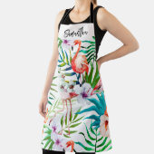 Tropische Flamingo-Personalisierte Multifunktionsd Schürze (InSitu)