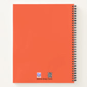 Tropische Flamingo-Vogelkruste. Textheft Notizblock (Rückseite)