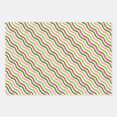 Tropische Flamingos und Blume Geschenkpapier Set (Vorderseite 3)