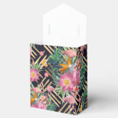 tropische Flamingos und goldene Striche Geschenkschachtel (Geöffnet)