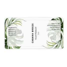 Tropische Flaschenabtropfmarken