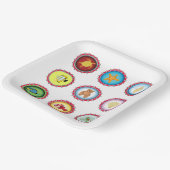 Tropische Flaschenkappen Design Ozean und Wildtier Pappteller (Gewinkelt)