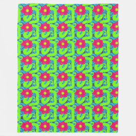 Tropische Fleece für Blumendruck