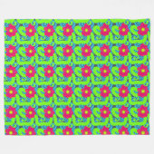 Tropische Fleece für Blumendruck (Vorderseite (Horizontal))