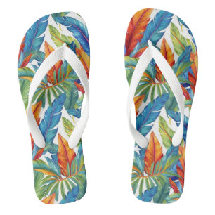 Tropische Flip Flops Badesandalen
