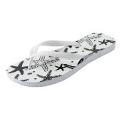 Tropische Flip Flops Badesandalen (Schrägansicht)