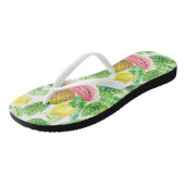 Tropische Flip-Flops Badesandalen (Schrägansicht)