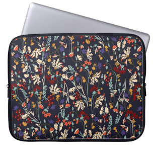 Tropische Flora: Botanischer Zufall Vintag. Laptopschutzhülle