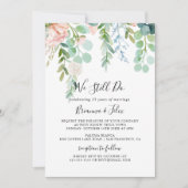 Tropische Flora, die wir noch immer erneuern Einladung (Vorderseite)